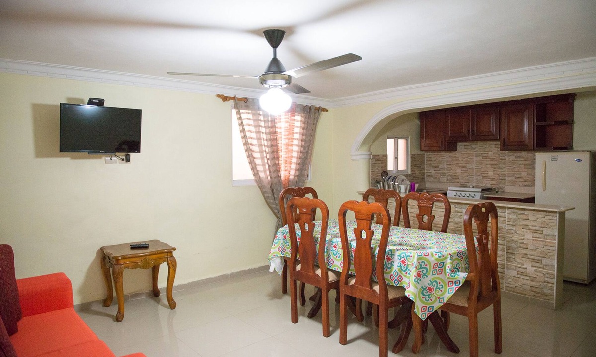 Corales del Sur Apartment | Spacious 2-Bedroom Apartment with 2 Bathrooms Near SDQ Airport Fast Wi-Fi &