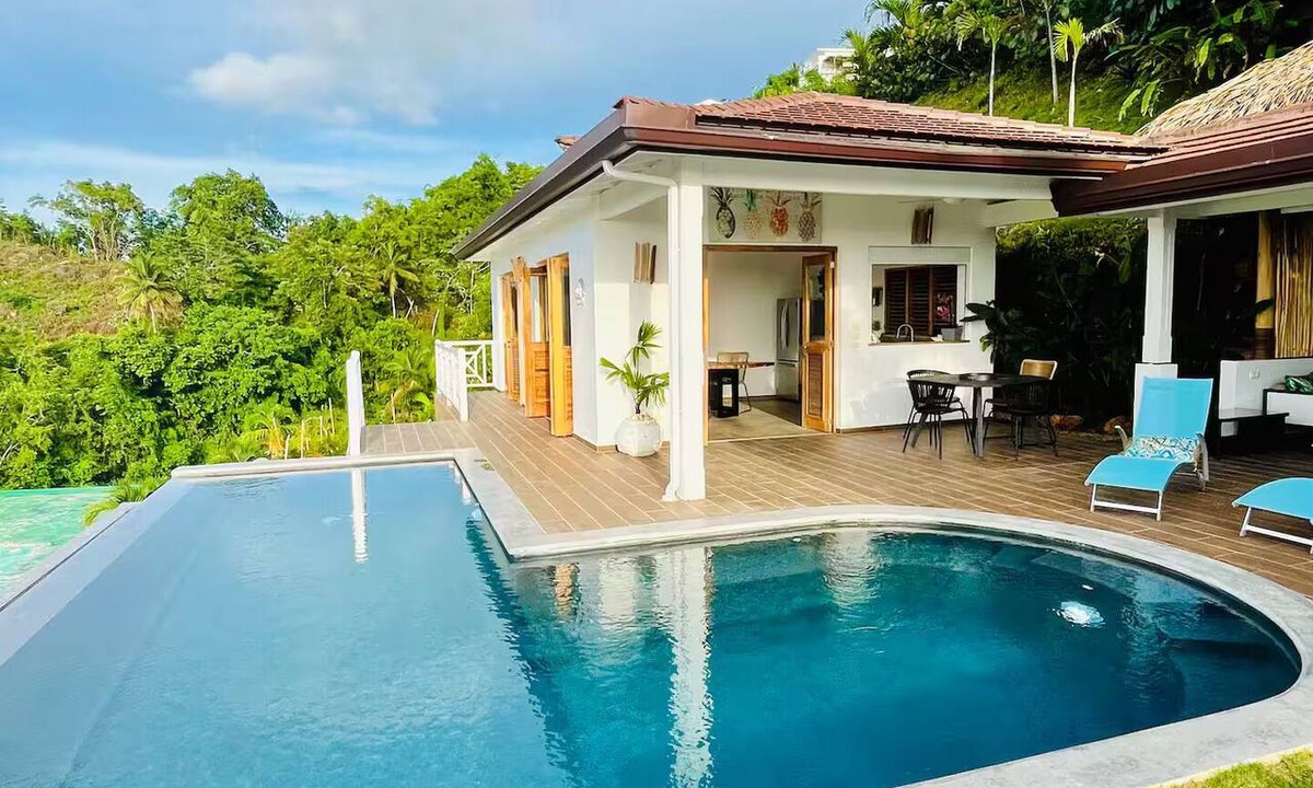 Las Terrenas House | Villa Atlantide – 3 BR Hillside with Ocean View & Infinity Pool