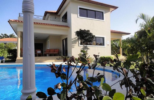 Sosua Villa | 6BD guest-friendly complex with 2 private pools/gardens, AC, BBQ, cable/Wifi