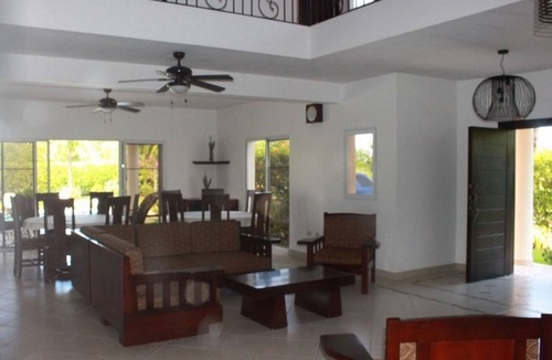 Sosua Villa | 7BD guest-friendly villa in beachfront resort, private pool, sports courts!