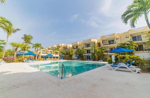 El Batey Condo | Air-conditioned 1 bed 1 full bath 1 half bath apartment. Hot Water & generator.