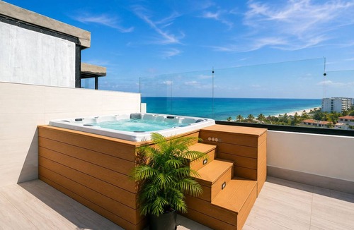 Boca Chica Apartment | Boca Chica Oceanview Penthouse 3BR + Rooftop