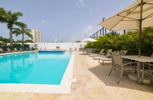 Villas Del Mar Apartment | Apt Cozy Pool GYM BBQ AC Amazing View JuanDolio