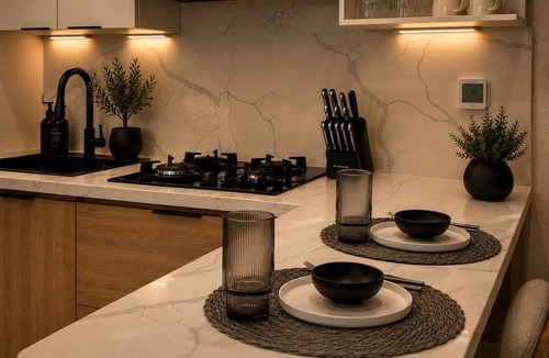 Santiago Province Apartment | Modern 1BR Retreat with Private Jacuzzi & Patio up to, 4 guests allowed.