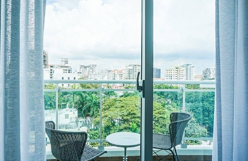 Downtown Santo Domingo House | Modern 1BR apartment with wifi, AC, gym and view near Bluemall