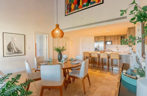 Cap Cana Marina Apartment | Oceanfront Paradise: Private Beach Access