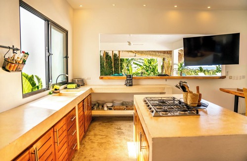 Las Terrenas Cabin | VILLA HOLISTIKA: Ocean view, private pool, 6 bedrooms, El Portillo, Las Terrenas