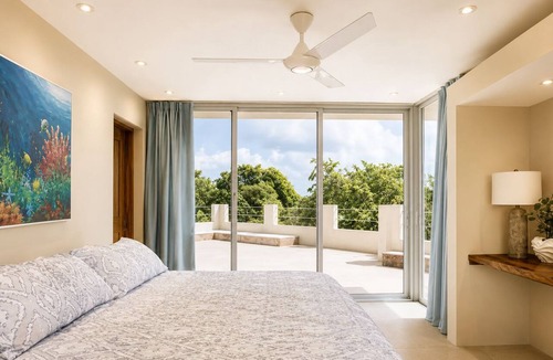 Las Galeras Villa | Villa Playita with Ocean View, Sleeps 12, 2 Minutes from the Beach