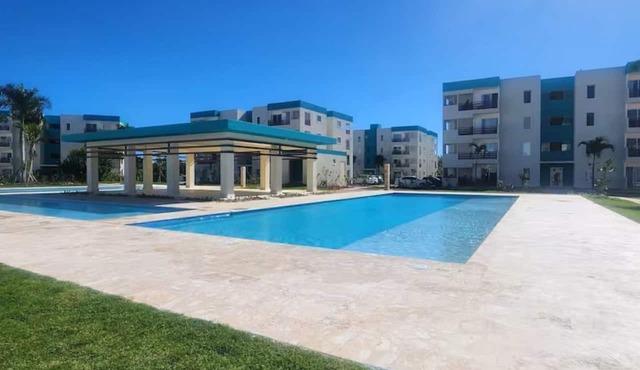 2-bedroom apartment in Punta Cana with AC and 12 pools in Punta Cana