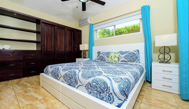 2BD villa in gated/secured residence with waterpark and free bus in Sosua