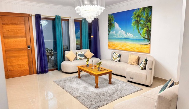 Awesome 4-bedroom apartment with AC in Santiago de los Caballeros in Santiago de los Caballeros