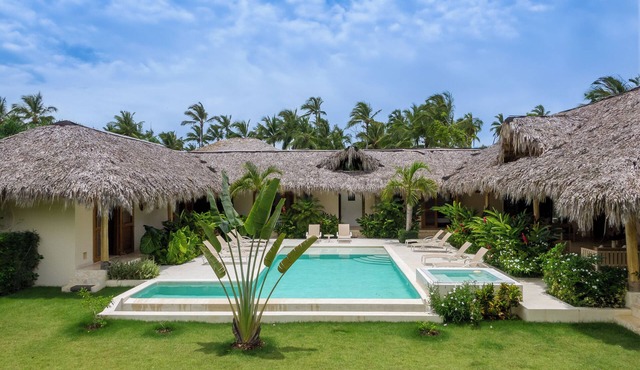 Caribbean luxury villa in beach front gated community in Las Terrenas