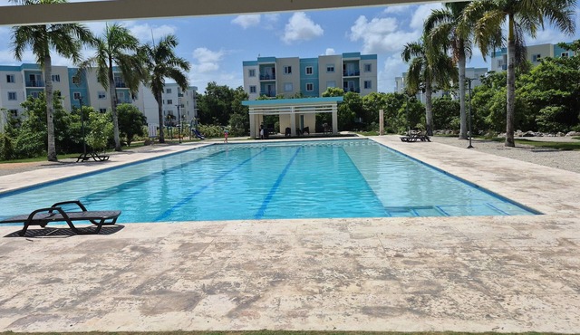 Charming 2-bedroom apto gated community pools playgrounds perfect to get away in Punta Cana