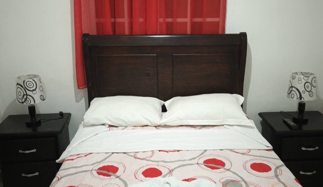 Cozy 1-bedroom hotel in terrific Monte Plata with AC in Monte Plata