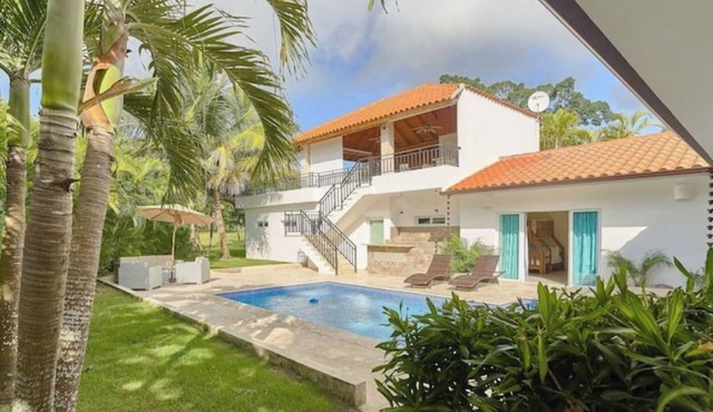 Tropical Villa Pool Golf Course View Juan Dolio 11 Pax