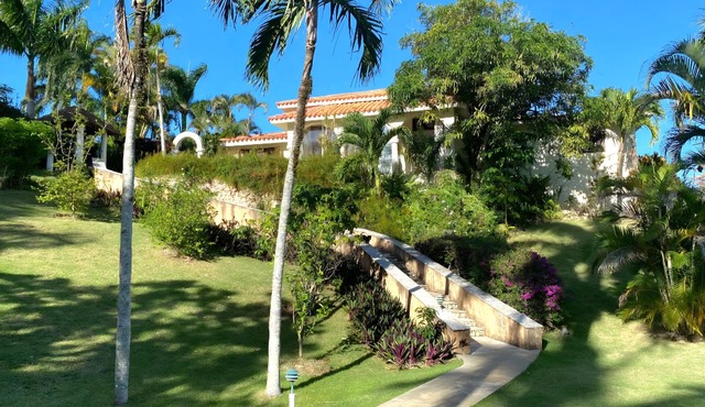 French Mediterranean 3 bedroom Ocean View Pool Home in the Hills of Cabrera. in Catalina