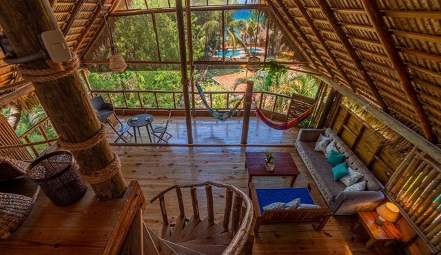 Mar Villa Eco Deluxe Lodge Surf Kite Perla Marina Encuentro Beach AC rooms