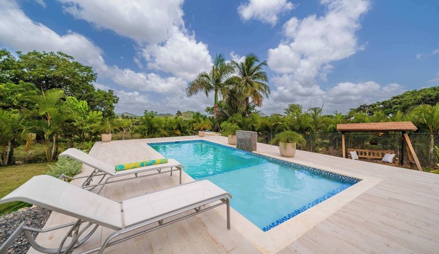 Outdoor Kitchen | BBQ | Sleeps 9 | Pool | AC in Higuey