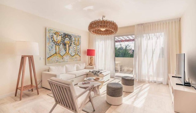 Stunning Beachfront Apartment with Pool Access in Las Terrenas
