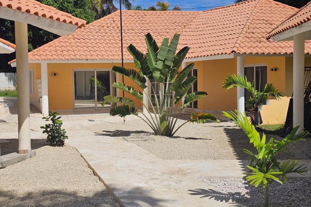 Sosua Villa | 2BR Villa Private Pool Walk to Playa Laguna Beach