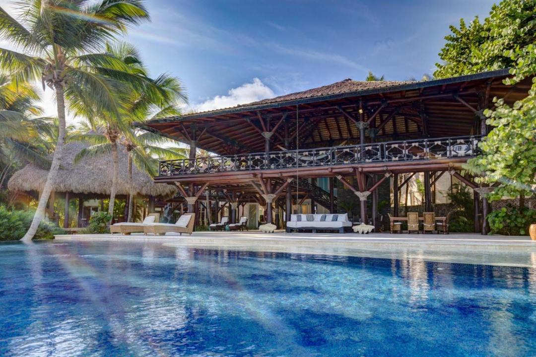 Punta Cana Villa | Stunning 6 Bed Iconic Beachfront Estate Featured in Architectural Digest with Infinity Pool & Full Staffed Service