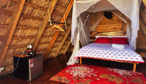 Chalet, 1 Double Bed, Patio, Garden View