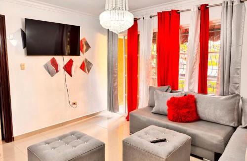 Guaricano Apartment | 1Dom Rep - Huge cozy 3 bedrooms - close to all transportation Jacobo Majluta - Residencial Paradise V Colina Arroyo 1