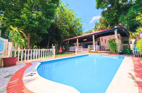 Sabana Palenque Villa | Beachfront Serenity Villa with Pool, AC, 1 min from the the beach, Jacuzzi, Wifi