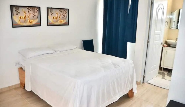 Comfortable Studio Apartment 5 Minutes from the Beach and City Center in Azua