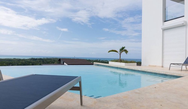 2 BR Ocean View apt at Playa Bonita Just 2 Minutes Away From the Beach in Las Terrenas