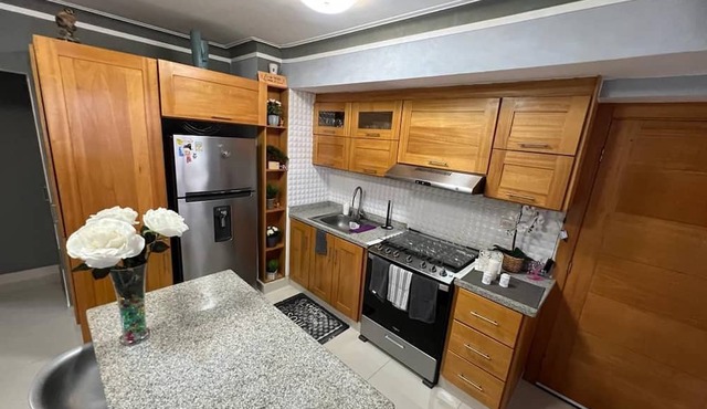 Luxury-Secure 2-bedroom condo in excellent Santo Domingo Este with AC in Santo Domingo Este